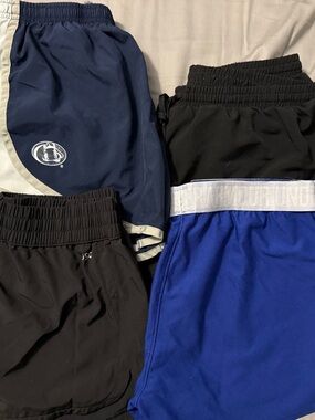 Under Armour Blue and Black womens Athletic Shorts lot